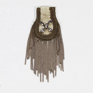 High quantity Shoulder Decoration Crystal Rhinestone Accessories Chain Trim Patch For Jeans Garment