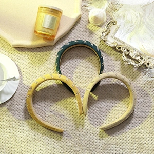 Wholesale Korean simple fashion adult hair clip hair hoop out girl pressure hair sweet headband web celebrity joker hairband