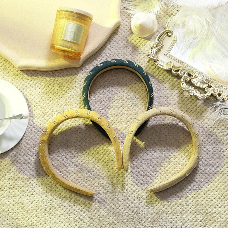 Wholesale Korean simple fashion adult hair clip hair hoop out girl pressure hair sweet headband web celebrity joker hairband