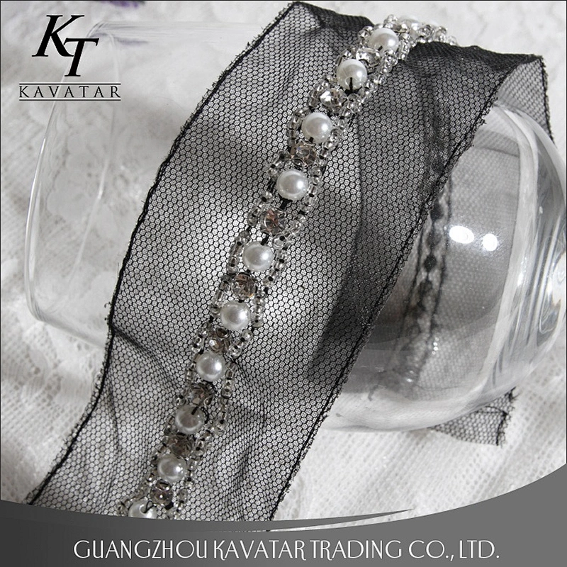 Wholesale 5cm Wide Beaded Tape Diy Wedding Decoration Materials Lace Trim
