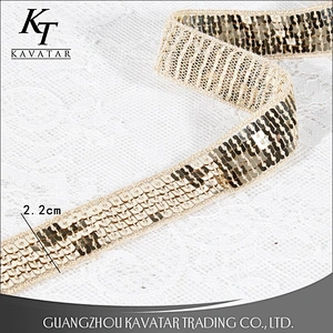 2.2cm width mini sequin trim tape wholesale