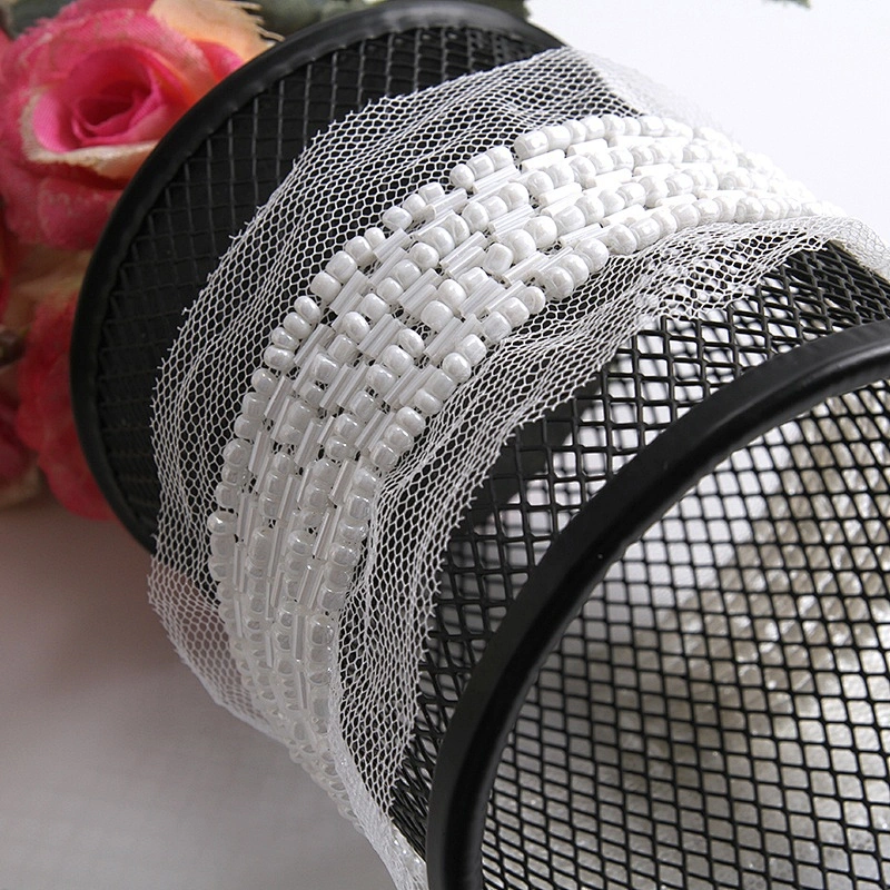 wholesale beaded trim in trimming crystal beaded Lace trim Sew on Clothes Accessories
