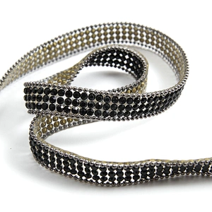 Kavatar Wholesale Trim Hotfix Trimming Theme Rhinestone For Clothing Buyers For Garment Accessories Banding Hotfix Trime