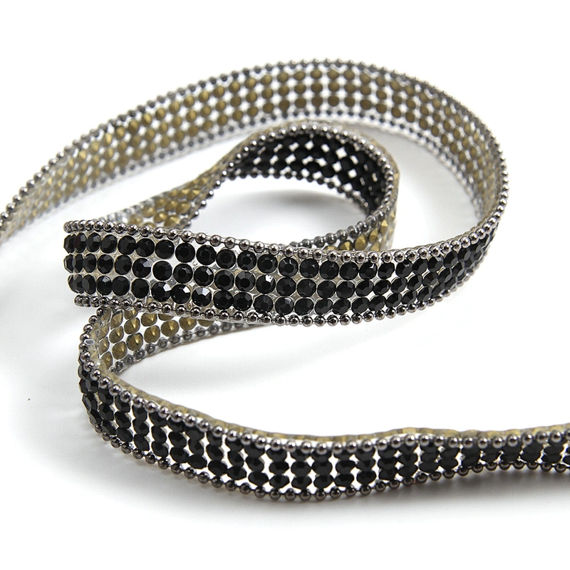 Kavatar Wholesale Trim Hotfix Trimming Theme Rhinestone For Clothing Buyers For Garment Accessories Banding Hotfix Trime