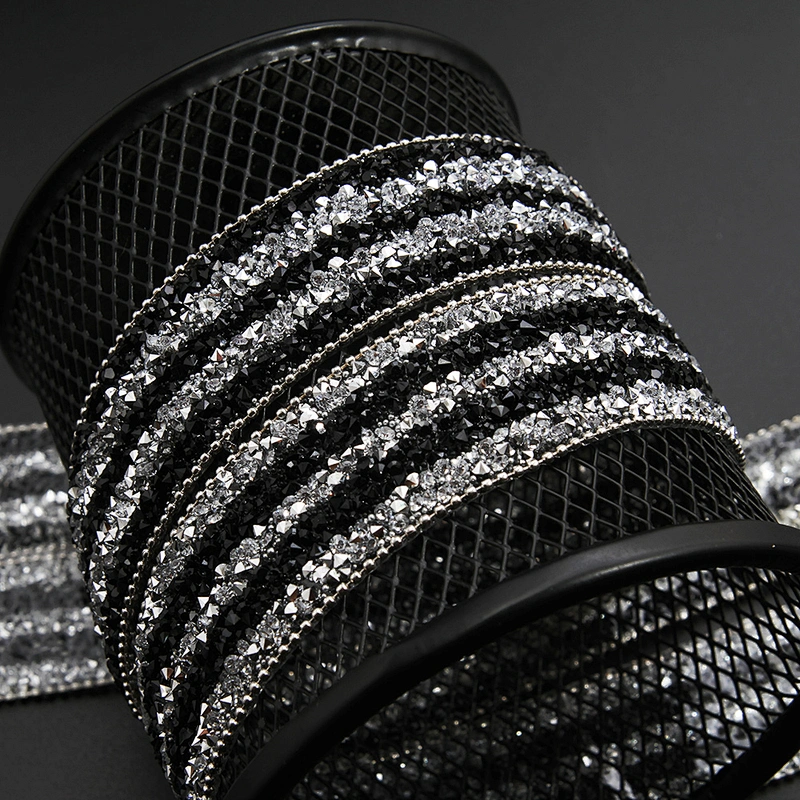 Kavatar Wholesale Theme Rhinestone 2019 Heat Transfer Designs Hot Fix Rhinestone Trim Iron on Trims