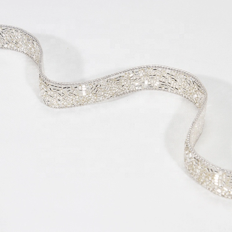 Kavatar Custom Decorative Accessories Chain Edging Pony Hot Fix Beads Trim