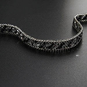 Kavatar Wholesale Hotfix Trim for Trimming  Garment Accessories Fashion Labeling Clothes Designs Sew On Iron on Trims