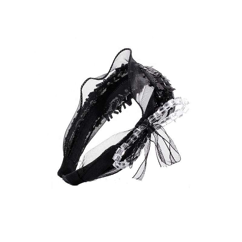 wholesale rhinestone hair trim girl party Bow hair hoop accessories women headbands Fashion designer hair headband