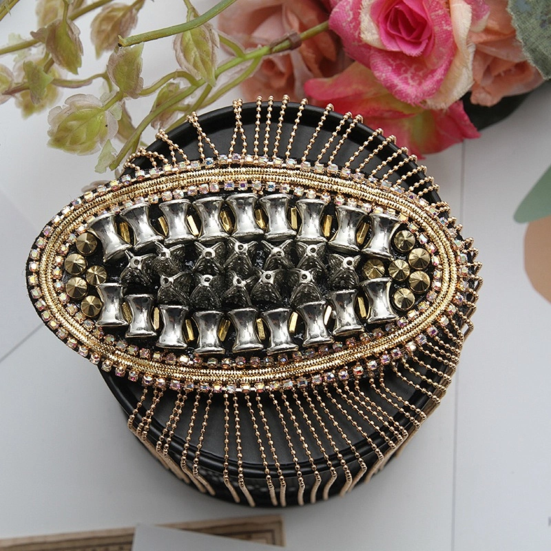 custom embroidery patch clothing dresses Epaulets applique handmade rhinestone beaded patches for clothing