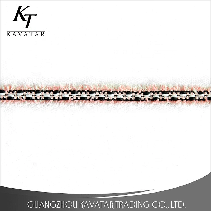 Fashion embroidery ribbon wholesale colorful ribbon tassel trimming