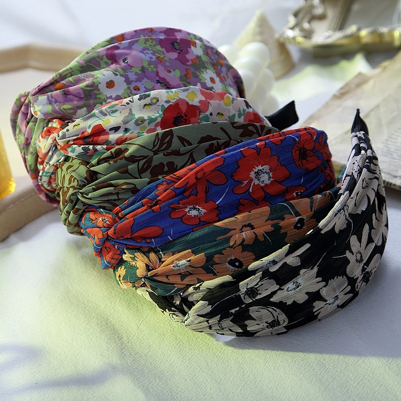 Euramerican style Korean retro wide - rimmed  headbands for women 2020 headbands wholesale