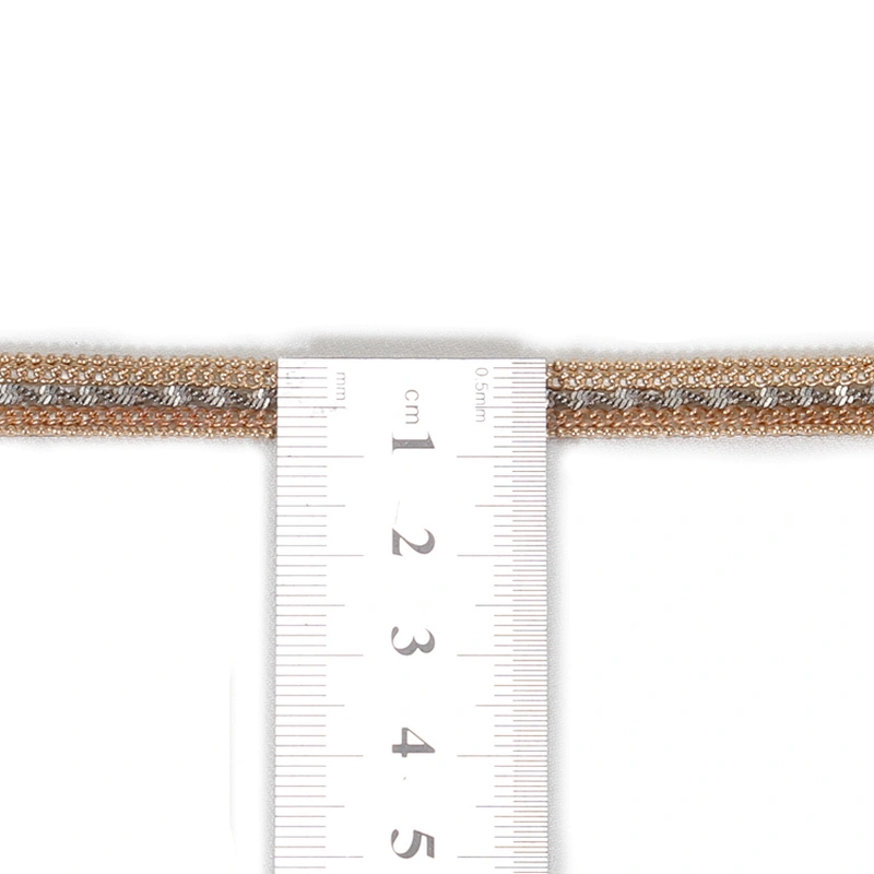 Mini Gold Accessories Chain Bordered Hot Fix Rhinestone Trim for Hats Shoes Clothes
