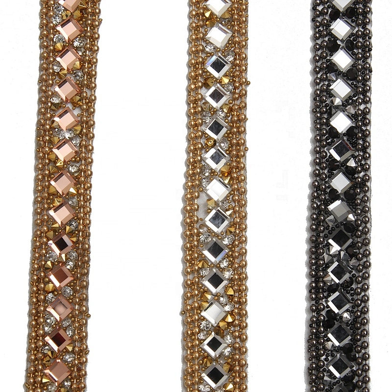 wholesalehot rhinestones trimming   for shoes  for Clothing for hat bead  Glass to trimming Banding Trim hotfix transfers