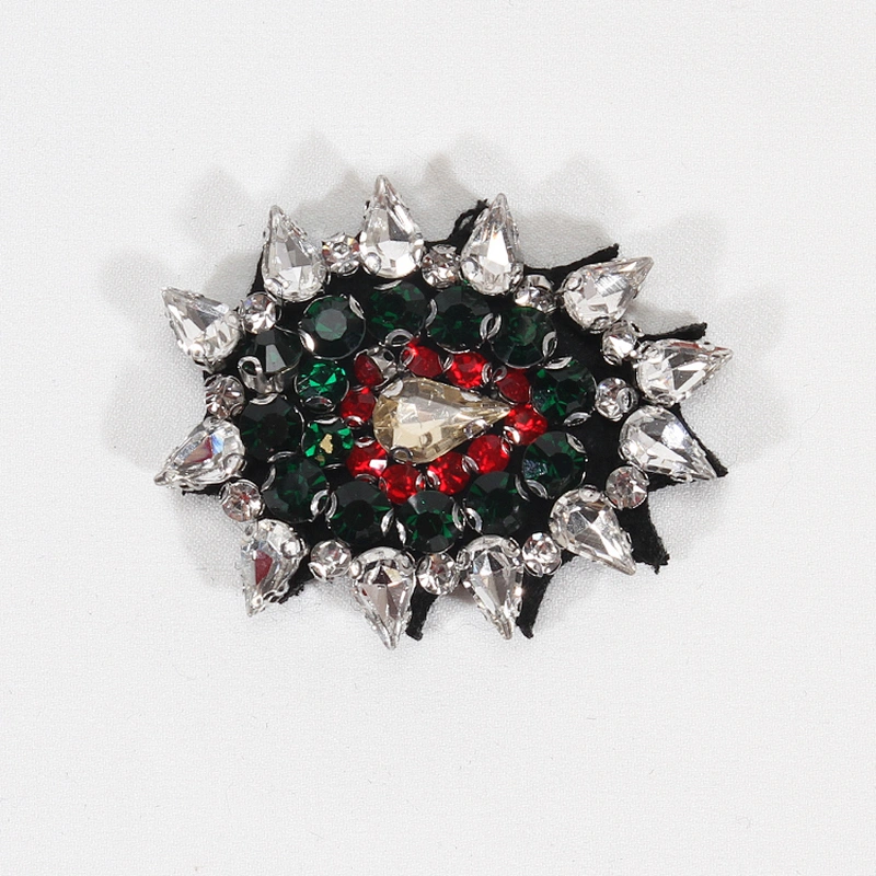 Kavatar custom design rhinestone beaded patches