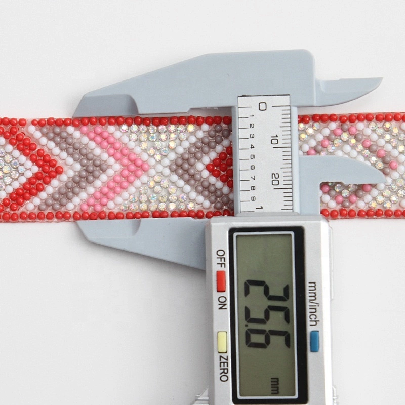 National design dress and clothes decoration 16 facets strass hotfix ab iron on trimming
