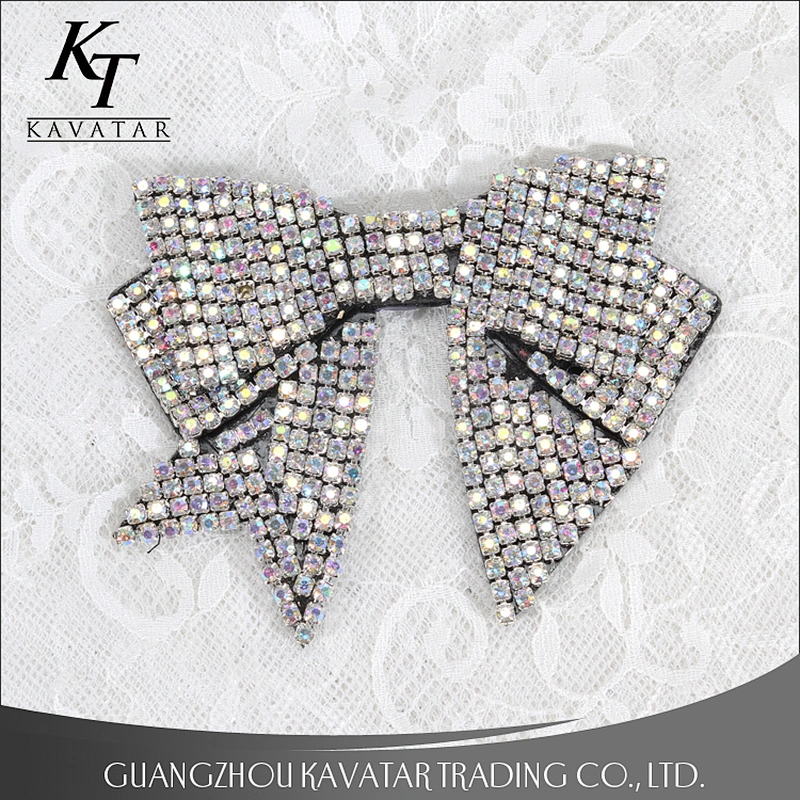Shoe Accessories Crystal Beads Bow Patch Handmade Beads Rhinestone Bowknot Patch