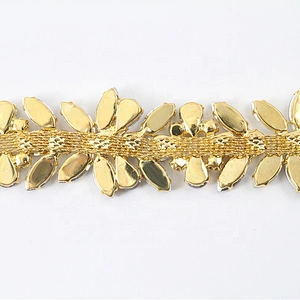 Kavatar Accessories tassel crystal rhinestone decorative chains sew on clothes or dress