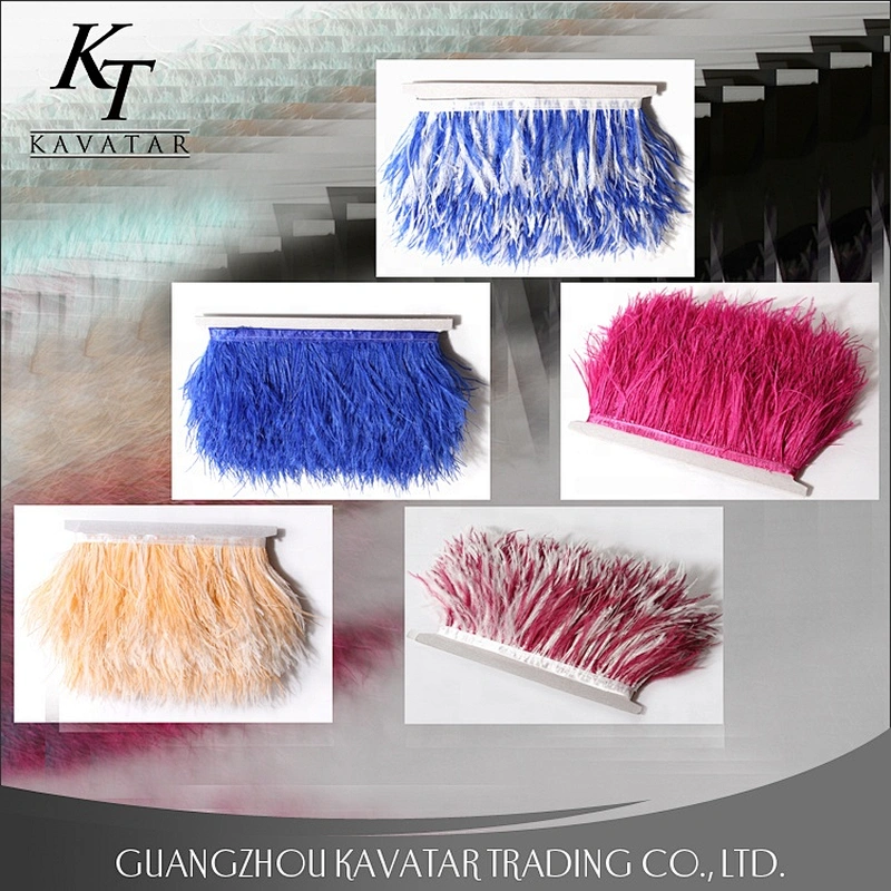 Kavatar Wholesale Feathers Tassel Trim For Women Garment