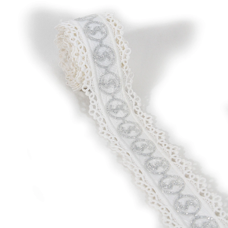 Custom Color 3.5cm Pattern Printed Polyester Matte Satin Ribbon for Garment Hats