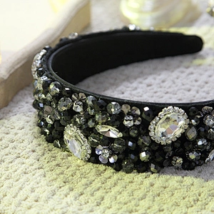 Headband girls go out with a lot of fun  hairbands for women headband  designer rhinestone headbands