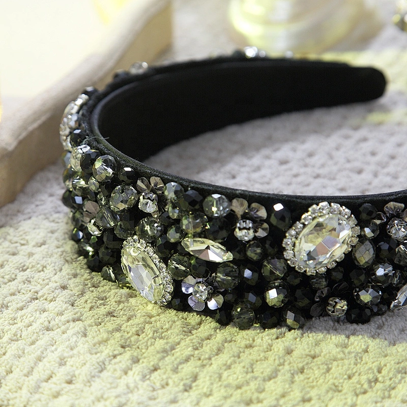 Headband girls go out with a lot of fun  hairbands for women headband  designer rhinestone headbands