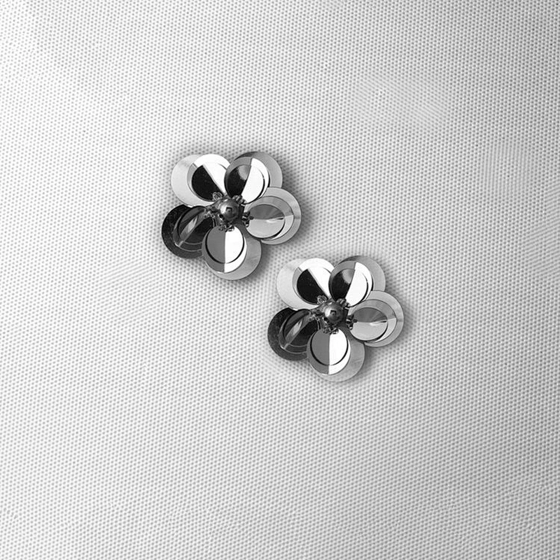 Fashion Beaded Sequins Flower Applique Patches For Dress