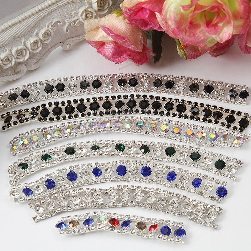 fashion embroidered gold bead lace trim  beaded trim by the yard for bags