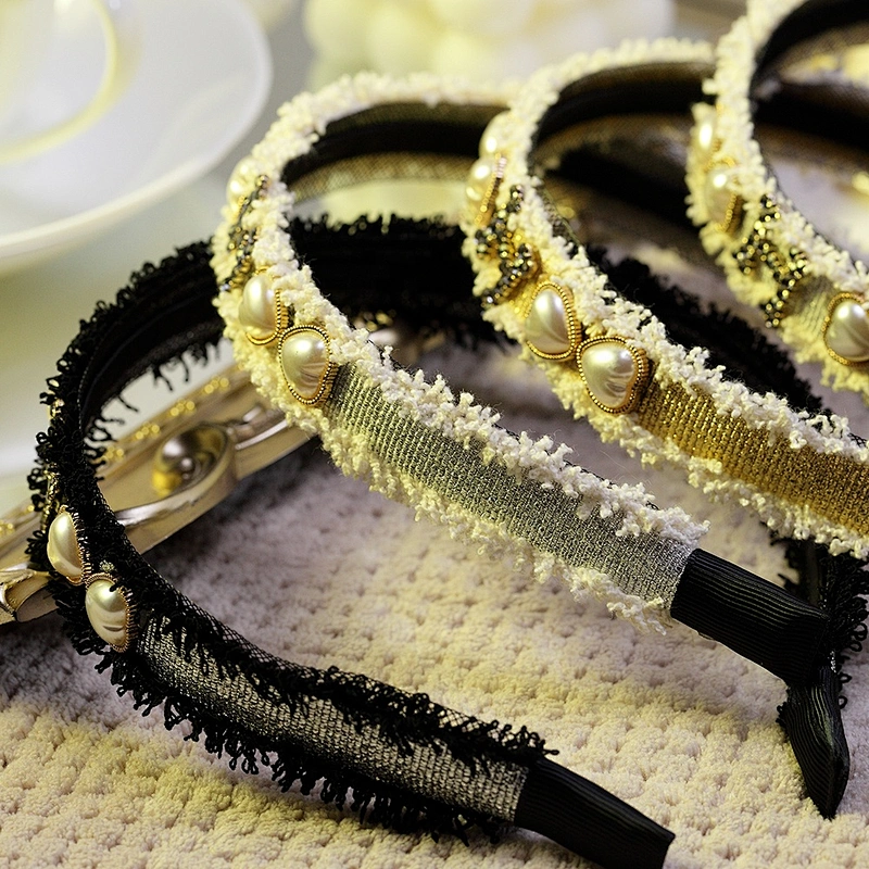 South Korean girl sweet headband simple fashion adult hair clip hair hoop web celebrity hairband women headbands