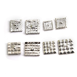 European and American style clothing rhinestone buttons crystal pearl clothing accessories wholesale butt