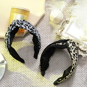 Fashion headbands 2020  baroque headbands  Han edition leopard grain    designer headbands