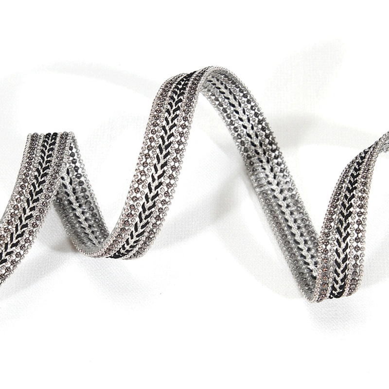 Wholesale Hotfix Crystal Rhinestones Trim with Accessories Beads Chain
