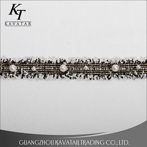 Popular modern decorative embroidery lace trim
