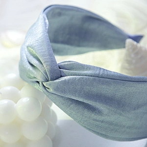 American and Korean versions of polyester slippery winter wide band fashion web celebrity street party hair accessories