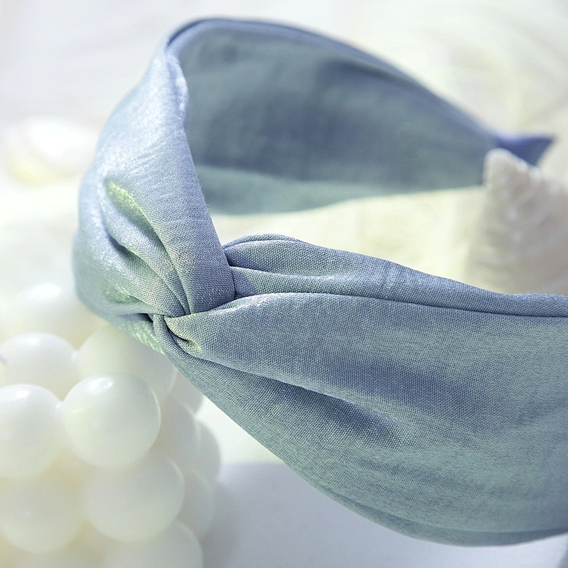 American and Korean versions of polyester slippery winter wide band fashion web celebrity street party hair accessories