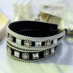 Euramerican Korean version of the pearl edge diamond fashion joker street beat hair hoop, hair accessories
