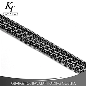 Fashion High Quality Trimming Customized  Embroidery Ribbon