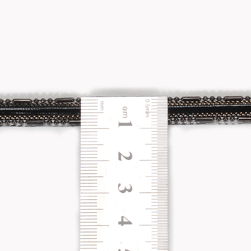 China Supplier Black Plastic Beads Iron On Hotfix Rhinestone Trim