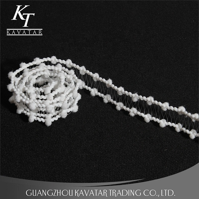 Kavatar 2019 New Style Design Mini pompom Lace Decoration For Garment