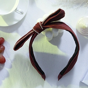 European, American and Korean  headbands for women 2020 winter butterfly  rhinestone headband  girls headbands