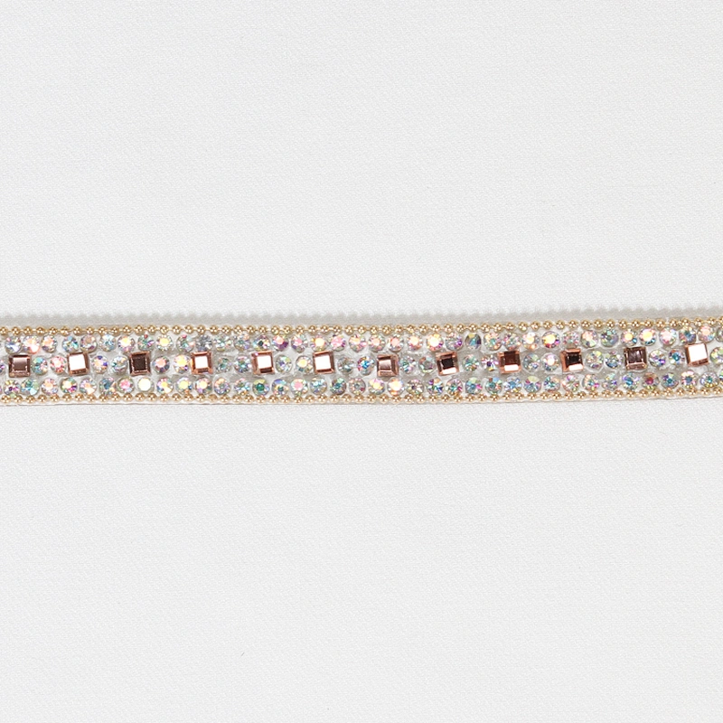 1cm Accessories Ball Decorated Rhinestone Beaded Hotfix Transfer Trim for Clothes Shoes etc