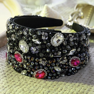Headband girls go out with a lot of fun  hairbands for women headband  designer rhinestone headbands
