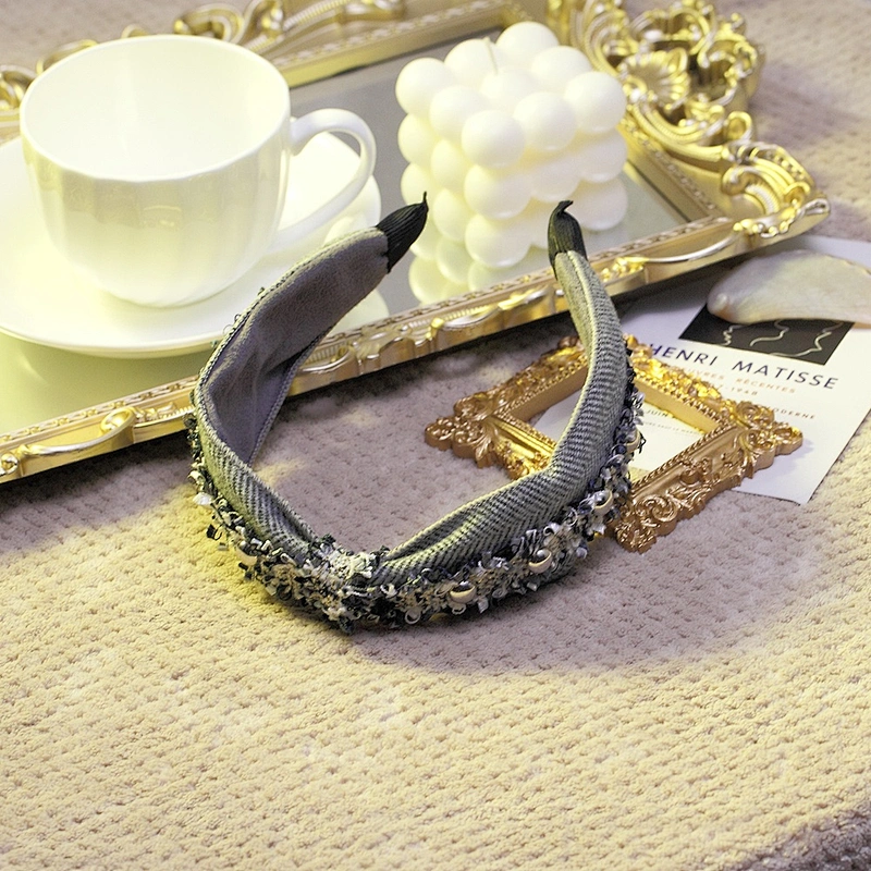 European and American fashion 2020  rhinestone women headbands designer headbands winter headband