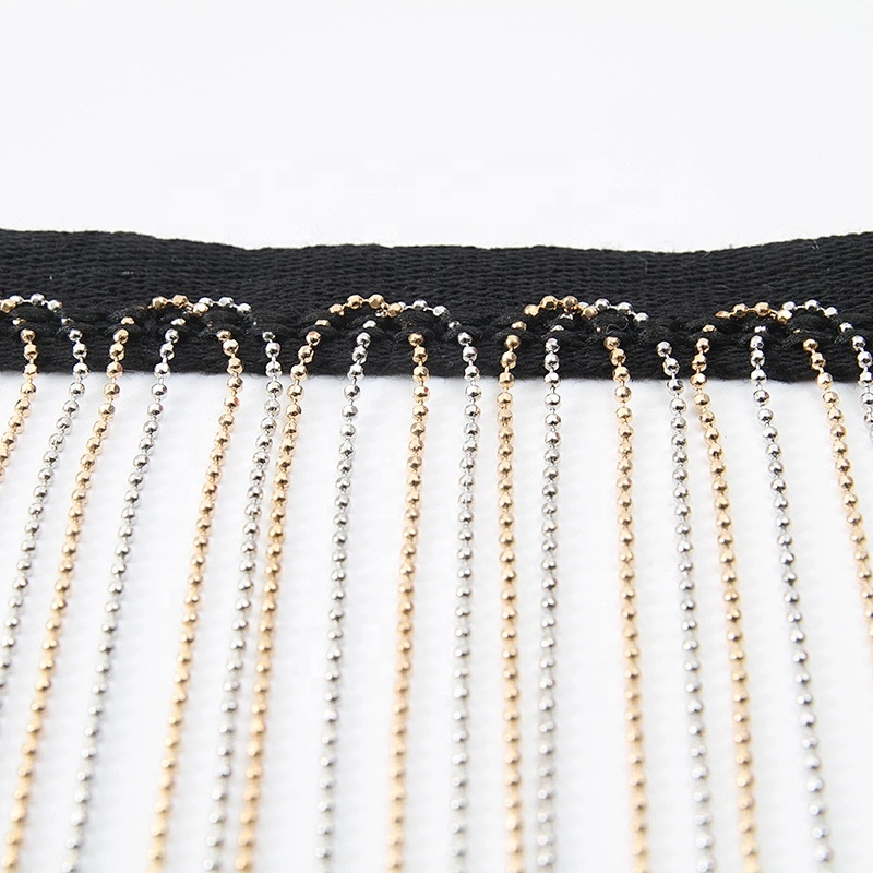bead fringe fringe rhinestones beaded fringe trim crystal