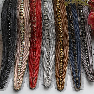 Patches wholesale  3D rhinestone applique patch trims patche for clothing Sew on  custom