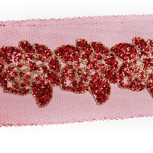 Fashion hand bronzing manual bar code lace clothing accessories