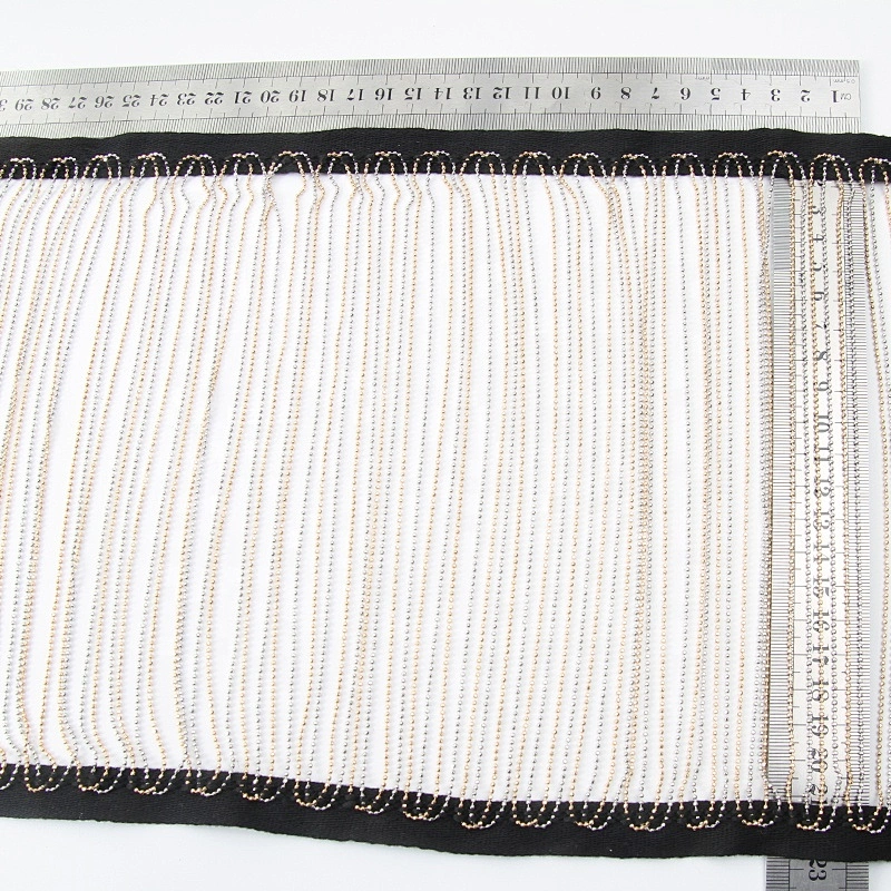 bead fringe fringe rhinestones beaded fringe trim crystal