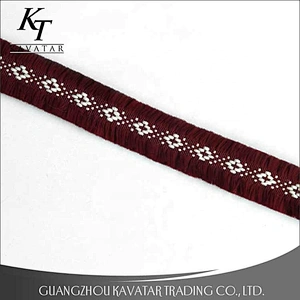 Wholesale Customize Flowers Embroidery Ribbon And Tassel