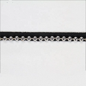 2017 newest product herringbone tape decoration with bead chain cord around perimeter