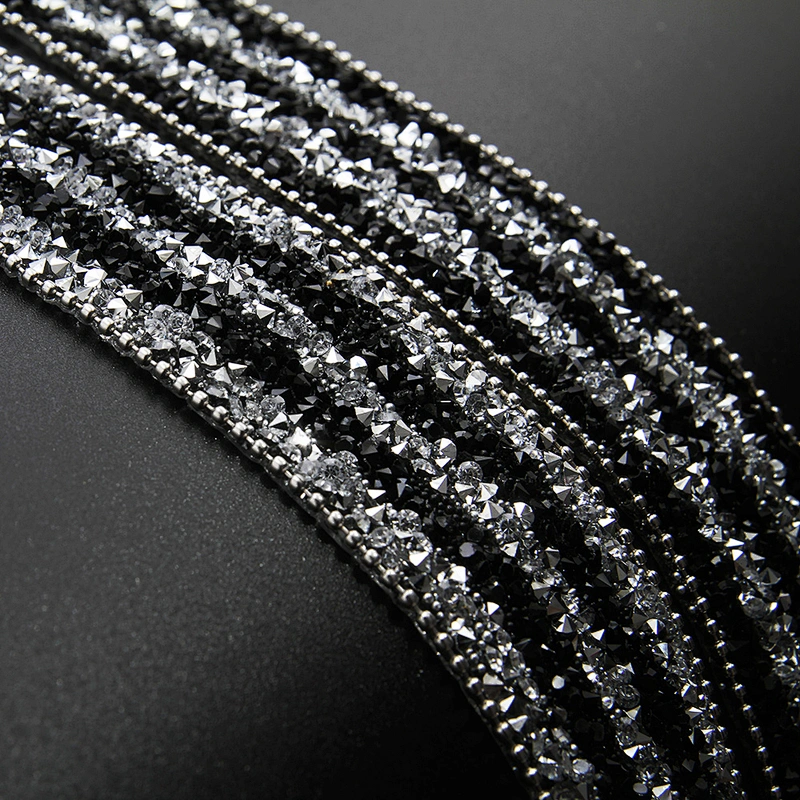 Kavatar Wholesale Theme Rhinestone 2019 Heat Transfer Designs Hot Fix Rhinestone Trim Iron on Trims