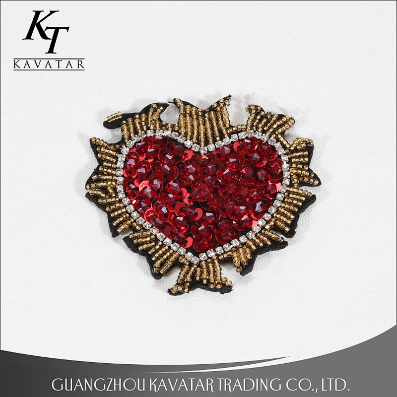 2019 New Product Sequin Glitter Rhinestone Applique For Clothes Patches